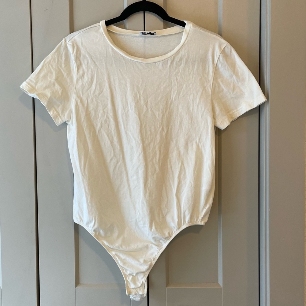WeWorewhat T-shirt bodysuit cream